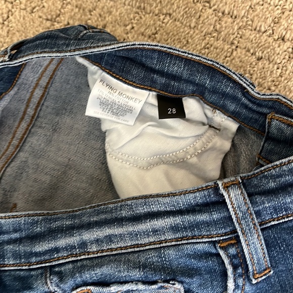 Flying Monkey distressed mid-rise jeans - Picture 3 of 4